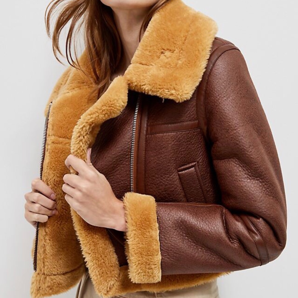 Avec Les Filles Aviator Bomber Jacket